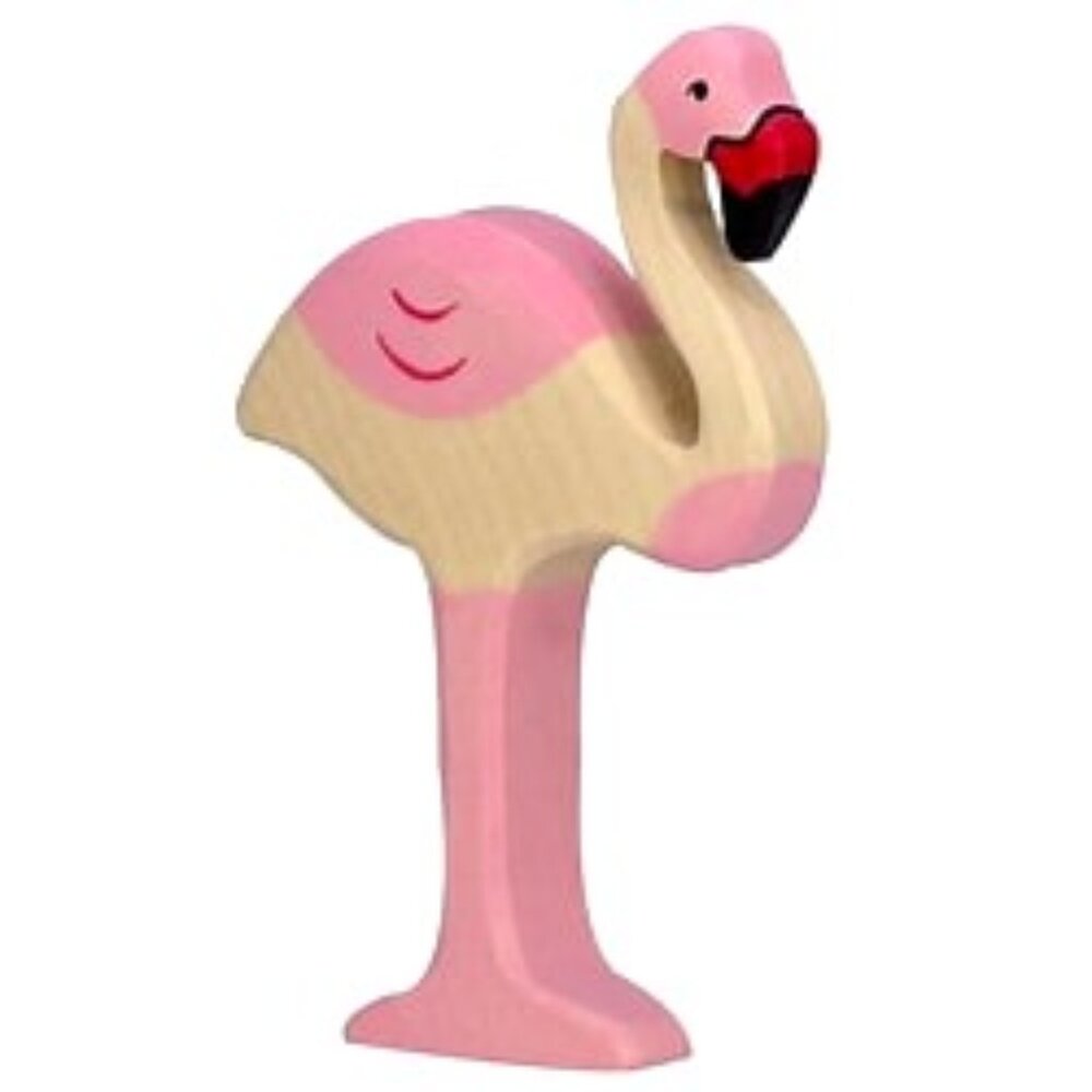 NWT Holztiger Wooden Toys Flamingo